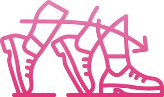 Chug Line Gradient Icon vector