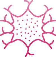 Microglia Line Gradient Icon vector