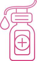 Sanitation Line Gradient Icon vector