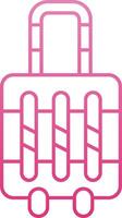 Travelling Line Gradient Icon vector