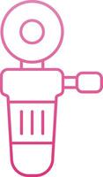 Polisher Line Gradient Icon vector