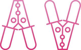 Jumper Line Gradient Icon vector