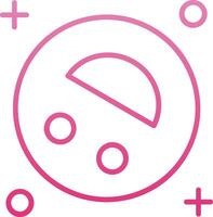 Falls Line Gradient Icon vector