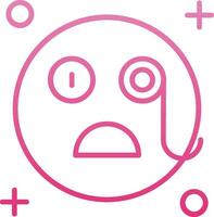 Detective Line Gradient Icon vector