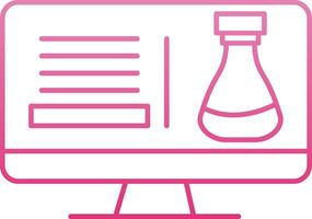 Science Class Line Gradient Icon vector
