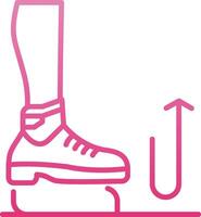 Stomp Line Gradient Icon vector