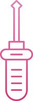 Screwdriver Line Gradient Icon vector