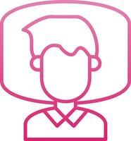Insomnia Line Gradient Icon vector