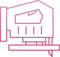 Jigsaw Line Gradient Icon vector