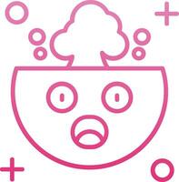 Exploding Line Gradient Icon vector