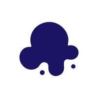 Liquid shapes, frames with uneven wavy edge set, collection. Water, fluid, paint, milk puddle, stain, rounded blot with splashes, drops, blobs, droplets. Design elements, backgrounds for tex vector