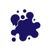 Liquid shapes, frames with uneven wavy edge set, collection. Water, fluid, paint, milk puddle, stain, rounded blot with splashes, drops, blobs, droplets. Design elements, backgrounds for tex vector