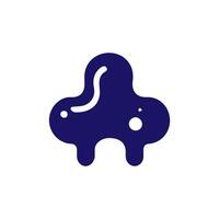 Liquid shapes, frames with uneven wavy edge set, collection. Water, fluid, paint, milk puddle, stain, rounded blot with splashes, drops, blobs, droplets. Design elements, backgrounds for tex vector