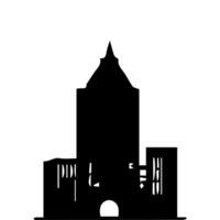Office buildings. icon sky scraper vector