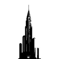 Office buildings. icon sky scraper vector