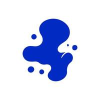 Liquid shapes, frames with uneven wavy edge set, collection. Water, fluid, paint, milk puddle, stain, rounded blot with splashes, drops, blobs, droplets. Design elements, backgrounds for tex vector
