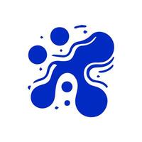 Liquid shapes, frames with uneven wavy edge set, collection. Water, fluid, paint, milk puddle, stain, rounded blot with splashes, drops, blobs, droplets. Design elements, backgrounds for tex vector