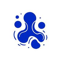 Liquid shapes, frames with uneven wavy edge set, collection. Water, fluid, paint, milk puddle, stain, rounded blot with splashes, drops, blobs, droplets. Design elements, backgrounds for tex vector