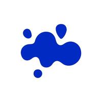 Liquid shapes, frames with uneven wavy edge set, collection. Water, fluid, paint, milk puddle, stain, rounded blot with splashes, drops, blobs, droplets. Design elements, backgrounds for tex vector