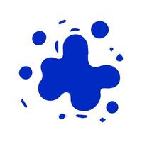 Liquid shapes, frames with uneven wavy edge set, collection. Water, fluid, paint, milk puddle, stain, rounded blot with splashes, drops, blobs, droplets. Design elements, backgrounds for tex vector
