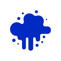 Liquid shapes, frames with uneven wavy edge set, collection. Water, fluid, paint, milk puddle, stain, rounded blot with splashes, drops, blobs, droplets. Design elements, backgrounds for tex vector