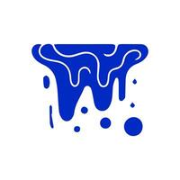 Liquid shapes, frames with uneven wavy edge set, collection. Water, fluid, paint, milk puddle, stain, rounded blot with splashes, drops, blobs, droplets. Design elements, backgrounds for tex vector