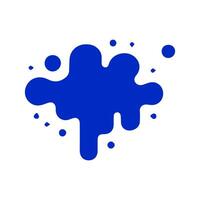 Liquid shapes, frames with uneven wavy edge set, collection. Water, fluid, paint, milk puddle, stain, rounded blot with splashes, drops, blobs, droplets. Design elements, backgrounds for tex vector