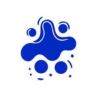 Liquid shapes, frames with uneven wavy edge set, collection. Water, fluid, paint, milk puddle, stain, rounded blot with splashes, drops, blobs, droplets. Design elements, backgrounds for tex vector