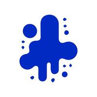 Liquid shapes, frames with uneven wavy edge set, collection. Water, fluid, paint, milk puddle, stain, rounded blot with splashes, drops, blobs, droplets. Design elements, backgrounds for tex vector