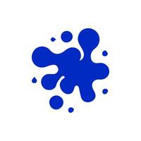 Liquid shapes, frames with uneven wavy edge set, collection. Water, fluid, paint, milk puddle, stain, rounded blot with splashes, drops, blobs, droplets. Design elements, backgrounds for tex vector