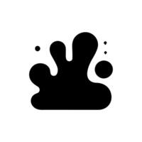 Liquid shapes, frames with uneven wavy edge set, collection. Water, fluid, paint, milk puddle, stain, rounded blot with splashes, drops, blobs, droplets. Design elements, backgrounds for text vector