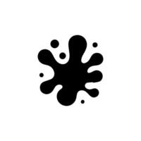 Liquid shapes, frames with uneven wavy edge set, collection. Water, fluid, paint, milk puddle, stain, rounded blot with splashes, drops, blobs, droplets. Design elements, backgrounds for text vector