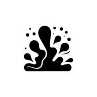 Liquid shapes, frames with uneven wavy edge set, collection. Water, fluid, paint, milk puddle, stain, rounded blot with splashes, drops, blobs, droplets. Design elements, backgrounds for text vector