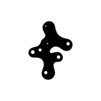 Liquid shapes, frames with uneven wavy edge set, collection. Water, fluid, paint, milk puddle, stain, rounded blot with splashes, drops, blobs, droplets. Design elements, backgrounds for text vector