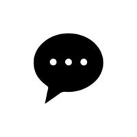Talk bubble speech icon. Bubbles design elements, Dialogue balloon sticker silhouette vector