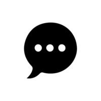Talk bubble speech icon. Bubbles design elements, Dialogue balloon sticker silhouette vector
