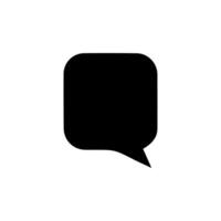Talk bubble speech icon. Bubbles design elements, Dialogue balloon sticker silhouette vector