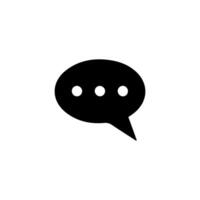 Talk bubble speech icon. Bubbles design elements, Dialogue balloon sticker silhouette vector