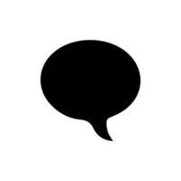 Talk bubble speech icon. Bubbles design elements, Dialogue balloon sticker silhouette vector