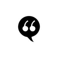 Talk bubble speech icon. Bubbles design elements, Dialogue balloon sticker silhouette vector