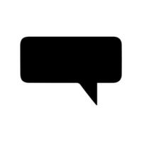 Talk bubble speech icon. Bubbles design elements, Dialogue balloon sticker silhouette vector
