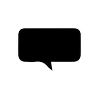 Talk bubble speech icon. Bubbles design elements, Dialogue balloon sticker silhouette vector