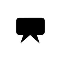 Talk bubble speech icon. Bubbles design elements, Dialogue balloon sticker silhouette vector