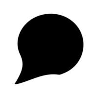 Talk bubble speech icon. Bubbles design elements, Dialogue balloon sticker silhouette vector