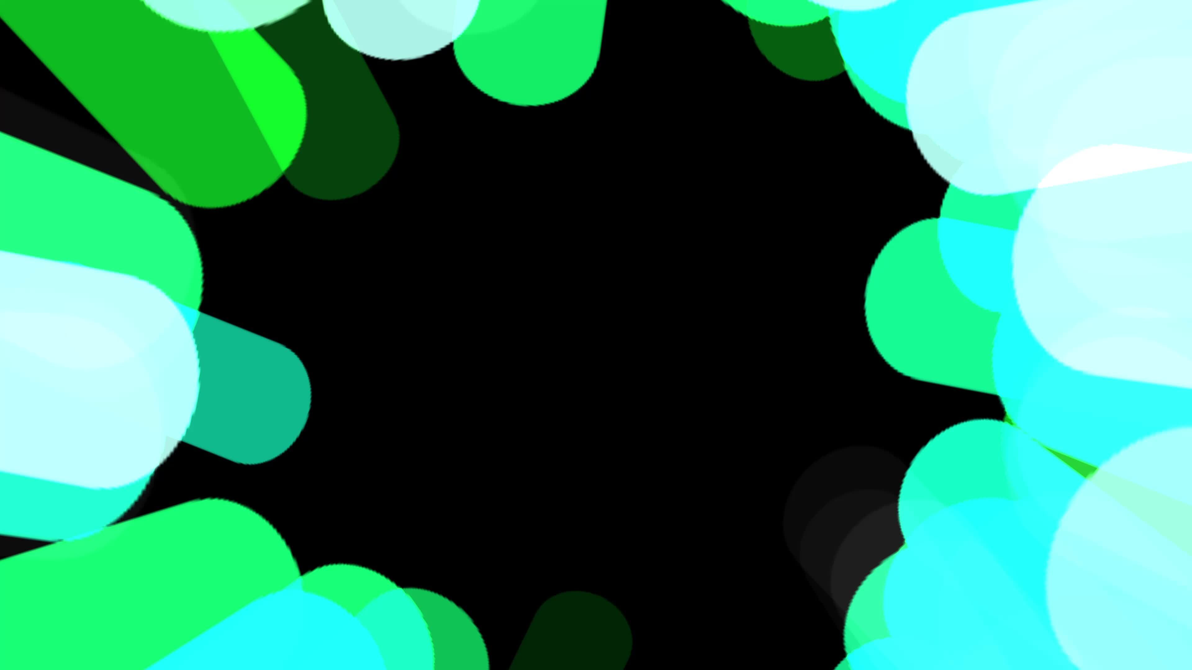 a green and blue circle with a black background 47370834 Stock Video at