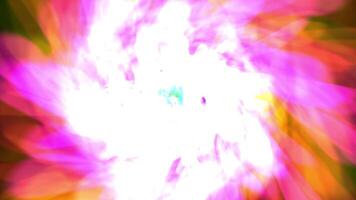 a colorful abstract image of a flower video