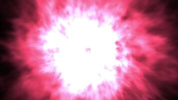 a bright pink explosion in the sky video