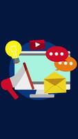 Concept of Seo Optimization for website and mobile website On Vertical 2D Cartoon Animation video