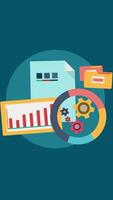 Achieve Faster Success by Making Business Diagram and Analysis On Vertical 2D Cartoon Animation video
