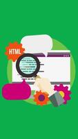 SEO Header Tags Concept, Website Structure On Vertical 2D Cartoon Animation video
